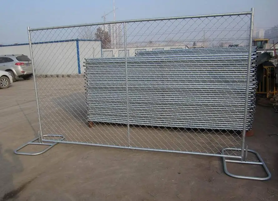 6x12 Hot Dipped Galvanized Construction Sites Temporary Chain Link