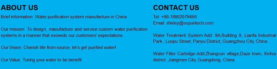 activated carbon filter water purification for home use reverse osmosis system