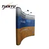 China wholesale aluminum PVC full color floor standing portable magnetic pop up display stand