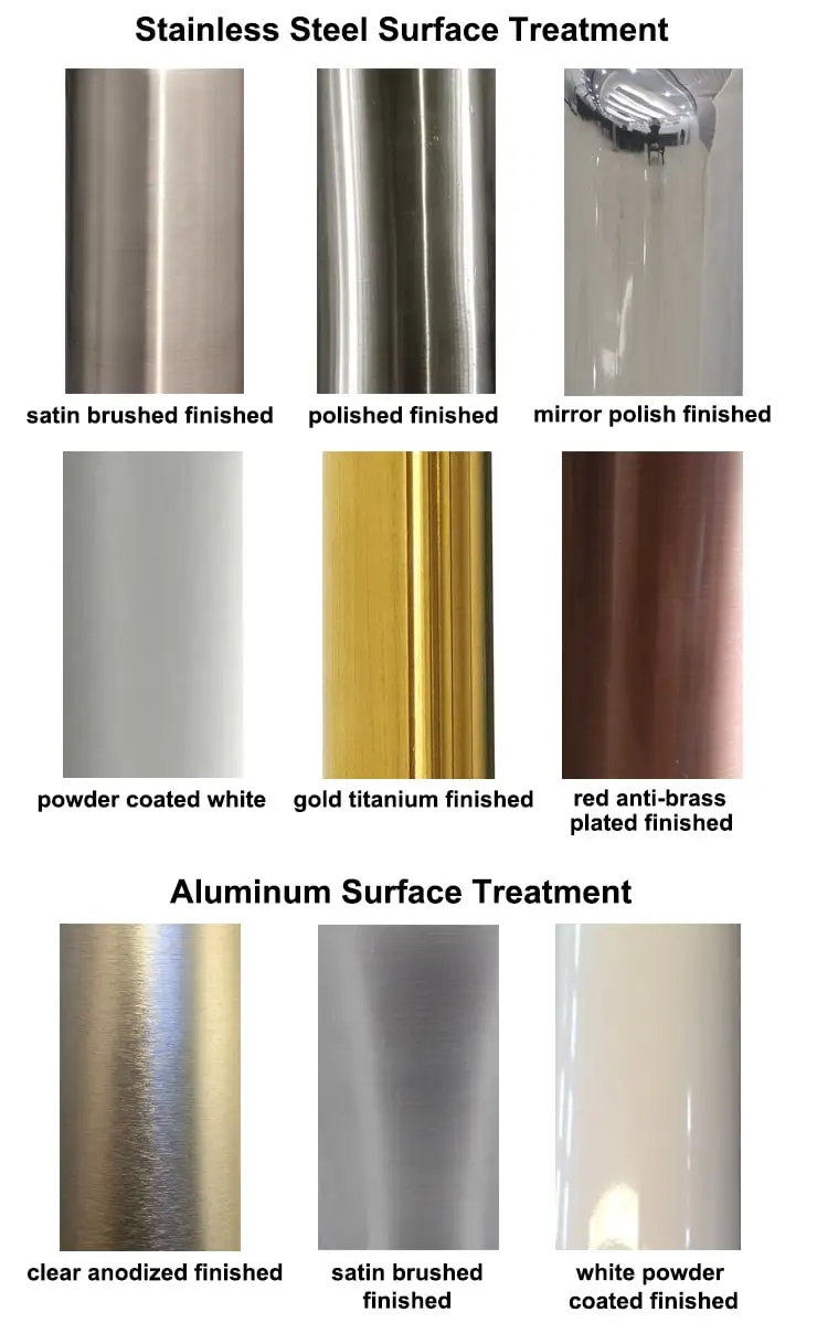 Attractive satin brushed finished stainless steel outdoor bollard led ip65