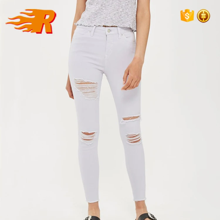 women's super ripped jeans