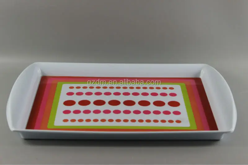 Creative Design Melamine Plastic Food Trays