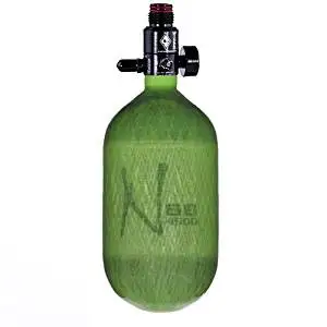 Ninja Carbon Fiber HPA Tank - 68/4500 - Translucent Lime