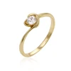 14245 Xuping women wedding ring jewelry 14k gold plated design custom ring
