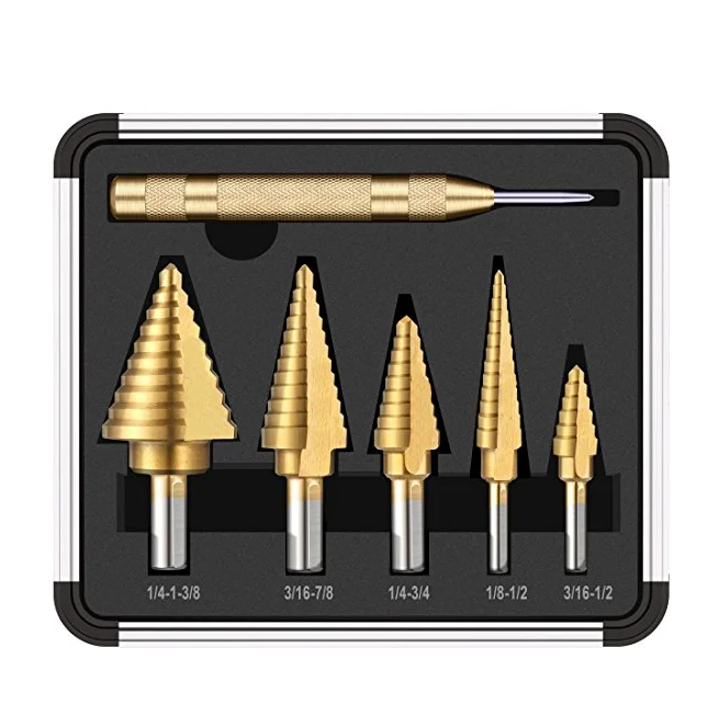 Jiangsu 6pcs Hex Shank Hss Tungsten Carbide Titanium Coated Spiral