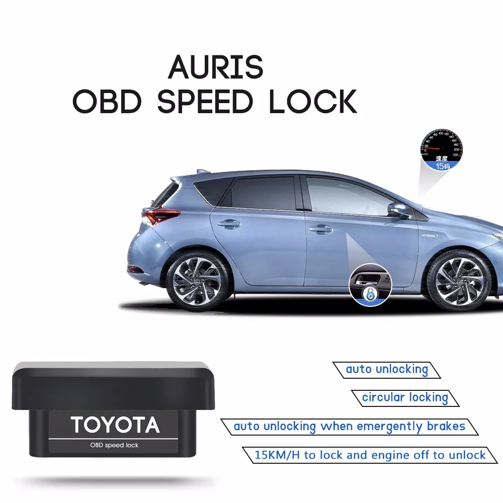 Obd Speed Lock And Auto Door Lock For Toyota/corolla/yaris/new Vios/new