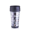 popular plastic two layer takeaway coffee cup with paper insert