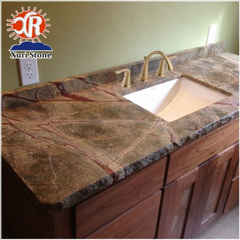 Natural Rainforest Green Marble Countertop Kitchen Countertop Buy High Quality Marble
