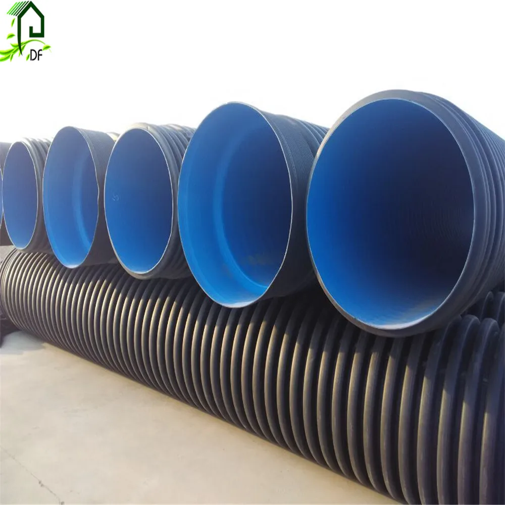 large diameter plastic drain pipe