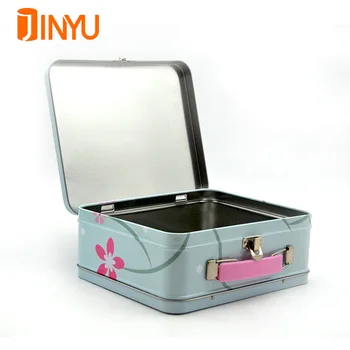 tin box with lock