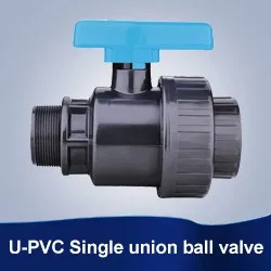 U-PVC Single union ball valve