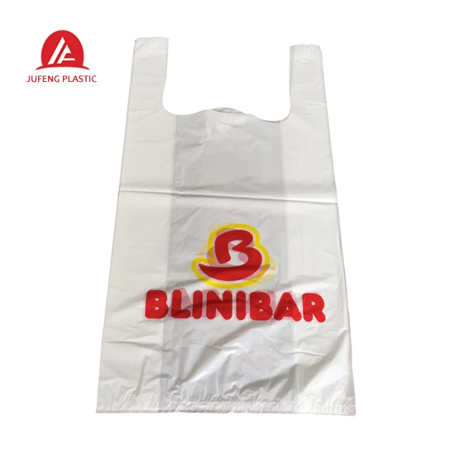 Biodegradable plastic bags/t shirt shopping bags