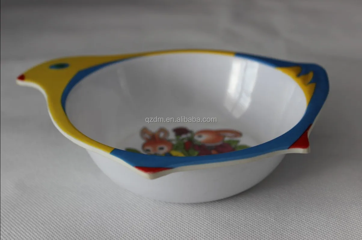 Bird Shape Melamine Dinner Bowl