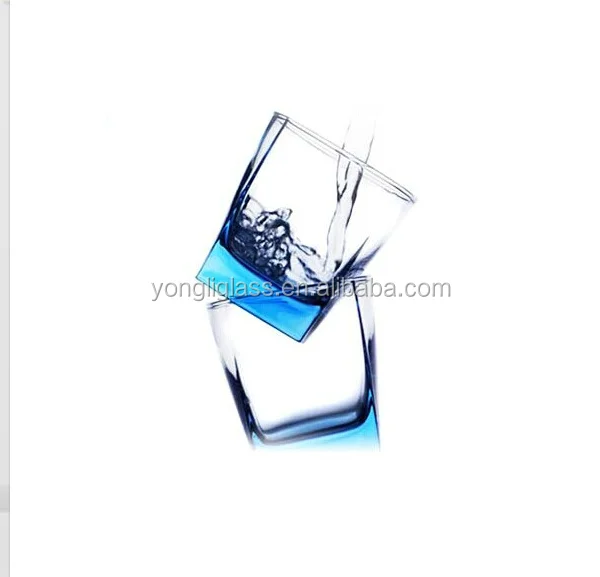 Wholesale Hight quality Rock tumbler whisky glass/whiskey drinking glasses/color drinking glass