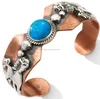 10x8mm sleeping beauty turquoise different color silver turquoise cuff bracelet bangle jewelry