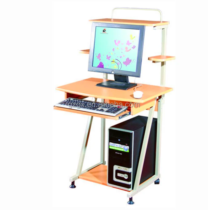 Gx 268s School Wooden Cheap Computer Desk Desktop Computer Table