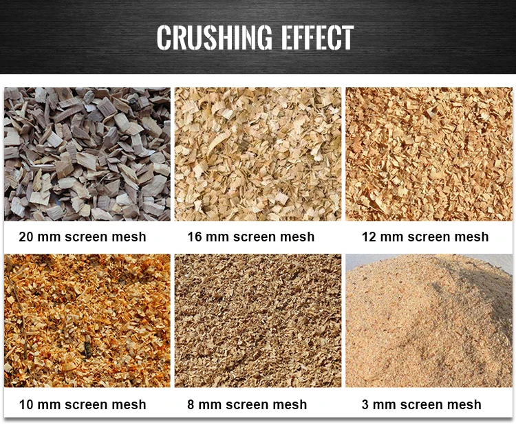 Woodworking Machinery Fine Wood Powder Grinder Wood Crusher Machine