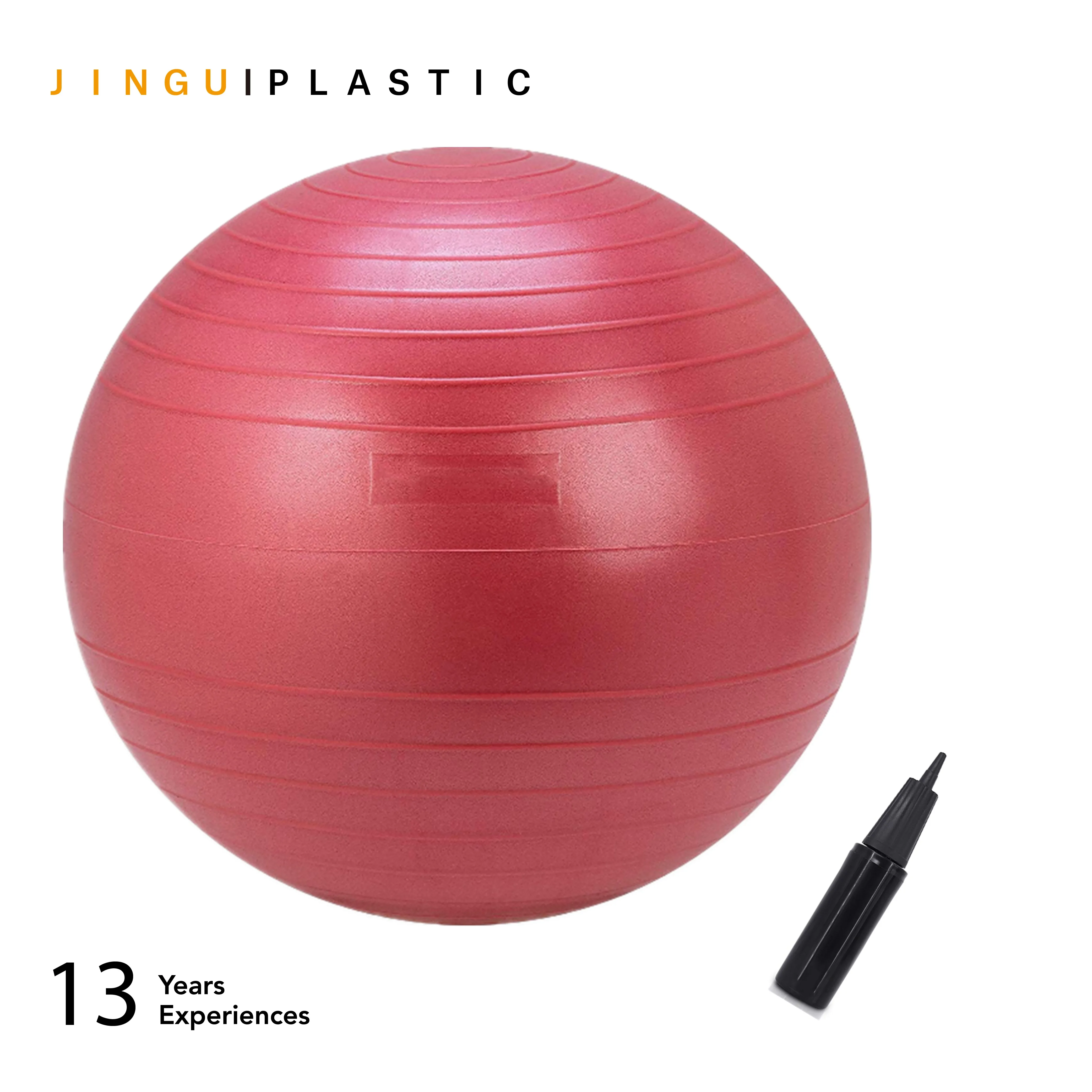 
55cm gym colorful yoga exercise balls with hand pump 