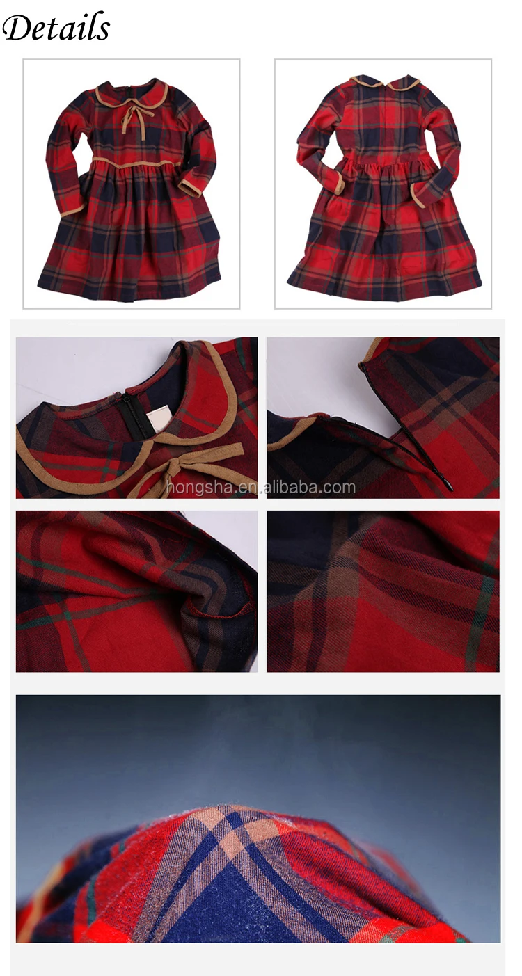 Girls Cotton Frock Designs Check Print Christmas Winter Party Dress For Girls Hsd1378 Buy Girls Cotton Frock Designs Winter Party Dress For Girls Girls Christmas Dress Product On Alibaba Com