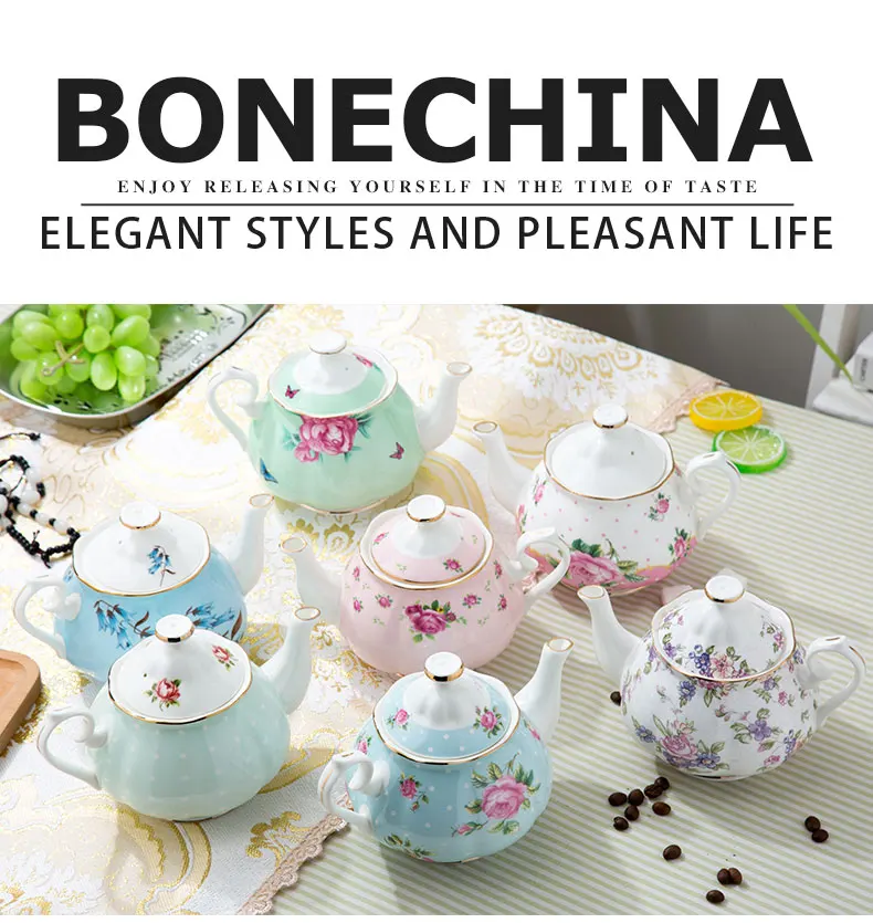England Popular Fine Bone China Teapots With Infuser Buy Teapots,Bone