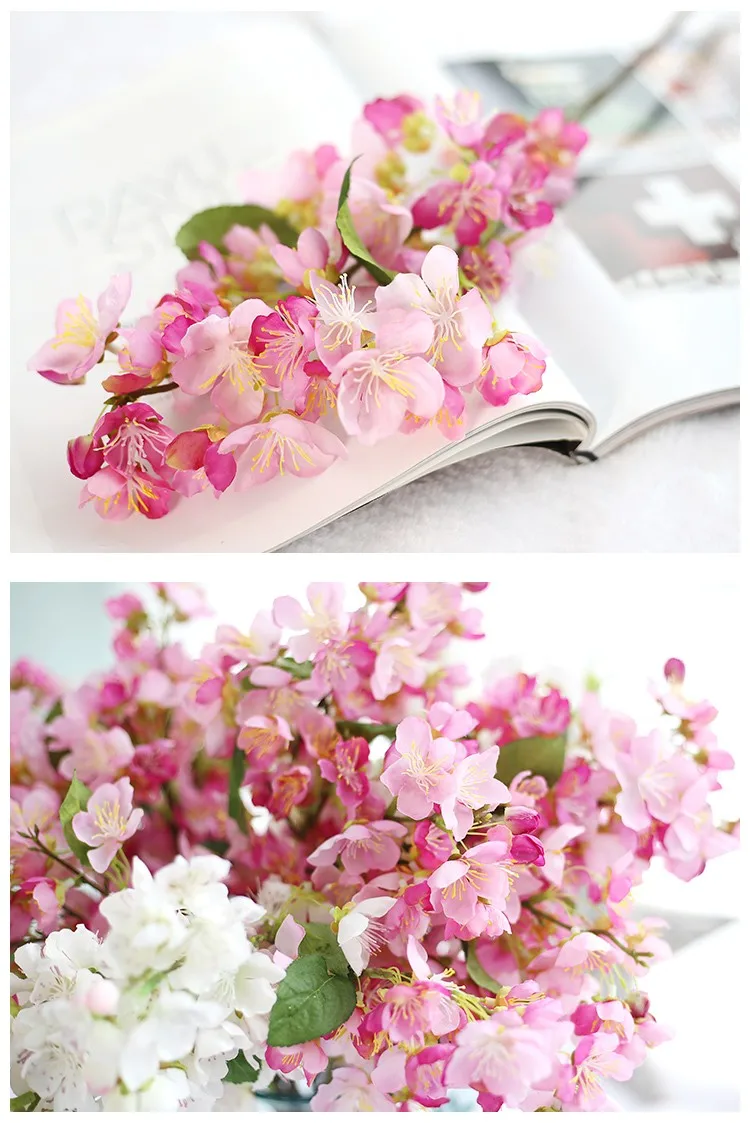 Wholesale Cheap Artificial Silk Flowers Sakura Cherry Blossom Branches