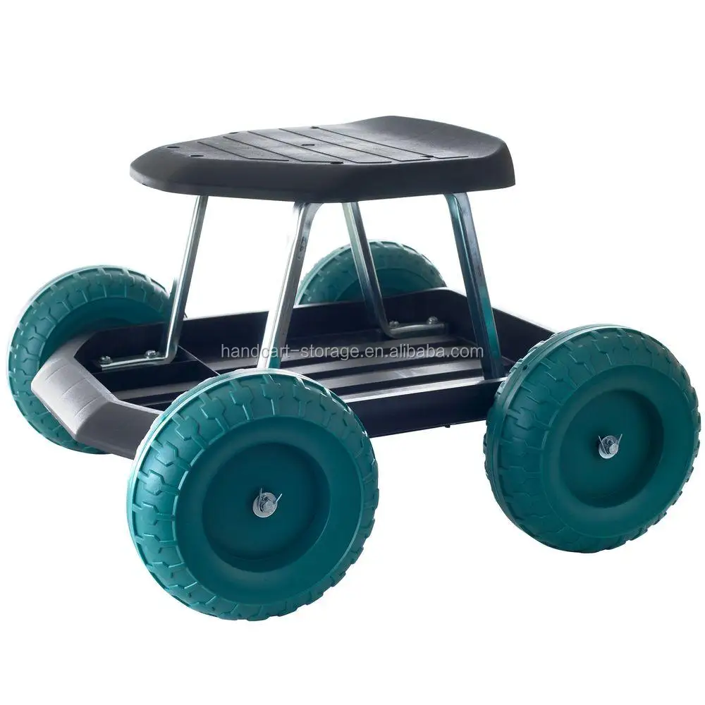 Outdoor Garden Gardening Yard Rolling Scooter Stool Cart Work Seat Buy Work Garden Seat Cart Garden Seat Cart Adjustable Height Garden Seat Cart Product On Alibaba Com