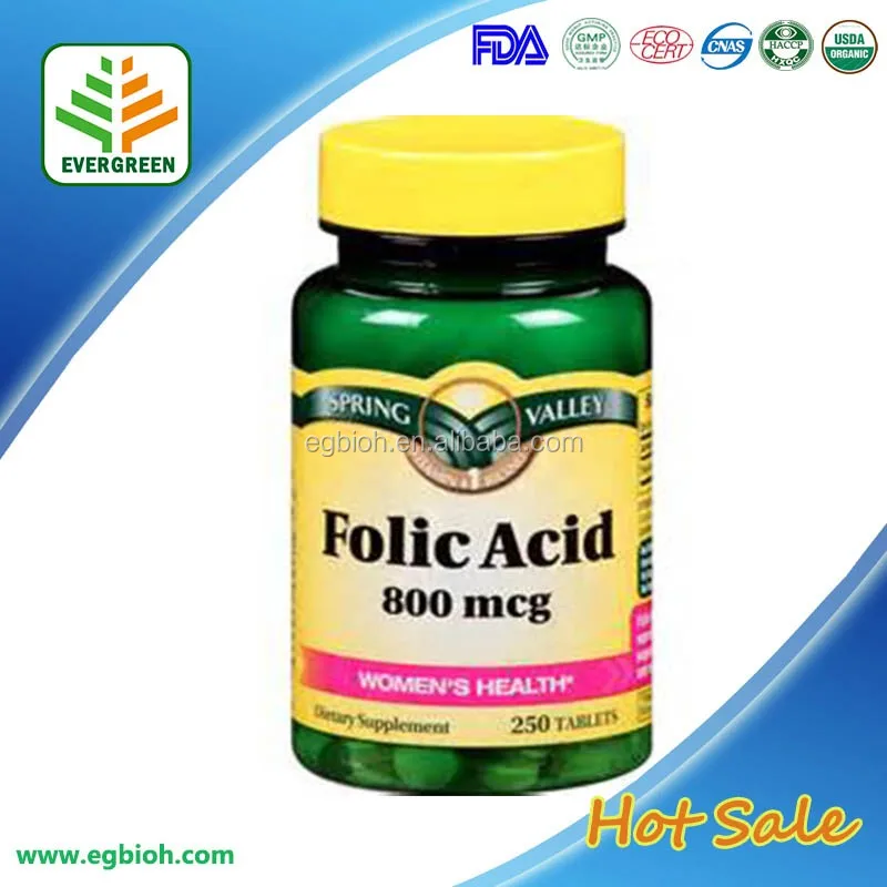 Gmp Certified Vit B9 Folic Acid/vitamin B9 Folic Acid For Pregnancy