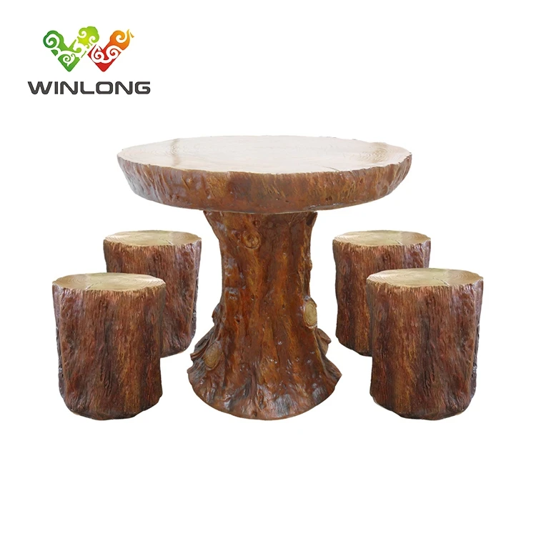 Outdoor Kid Furniture Tree Trunk Design Restaurant Tables And Chair Buy Tree Trunk Table Product On Alibaba Com