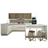 OPPEIN cuisine built in style flat packing kitchen cabinet