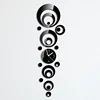 Beautiful Scenery High Class Preciser Mirror Wall Clock For Office Kitchen