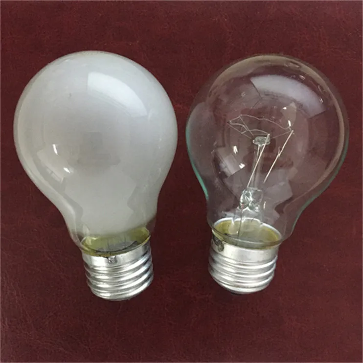 good price incandescent light bulbs clear frosted E27 B22 GLS 60w 75w 100w