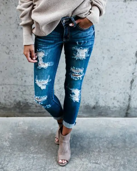 Bullhead Denim Co. Azure Indigo Super High Rise Skinny Jeans at PacSun.com High