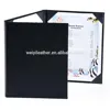 Restaurant Leather Menu Presenters Triple Folder Menu Book Cover