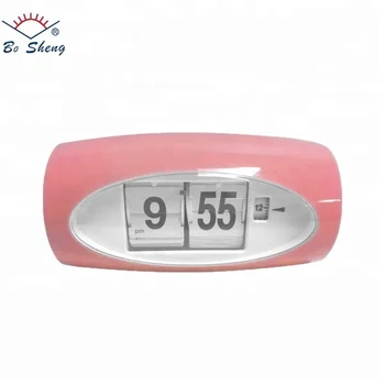 New Design Simple Modern Unique Retro Concise Personality Plastic New Design Simple Modern Unique Retro Concise Personality Plastic Auto Page Turning Flip Desk Alarm Clock