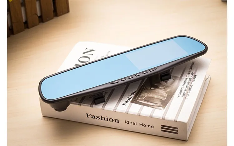 Full HD 1080P Dash Cam Auto 4.3 inch Rearview Mirror Digital Video Recorder Dual Lens Car Dvr Camera