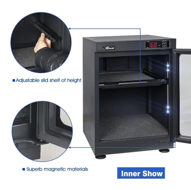 65l Electric Dehumidifier Photography Equipment Camera Dry Box Storage