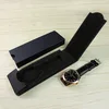 Custom branded unique foldable black cheap watch gift box