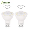 LOHAS GU10 PIR Motion Sensor LED Light Bulbs 5W 50W Equivalent Cool White 6000K LED Senesor Spotlight