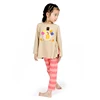 Girl Polka Dots Applique Ruffle Tunic And Stripe Leggings Wholesale Children Clothing Kids Thanksgiving Boutique Outfit