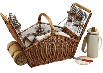 Modern Picnic Basket 4 Person Modern Picnic Basket 4 Person