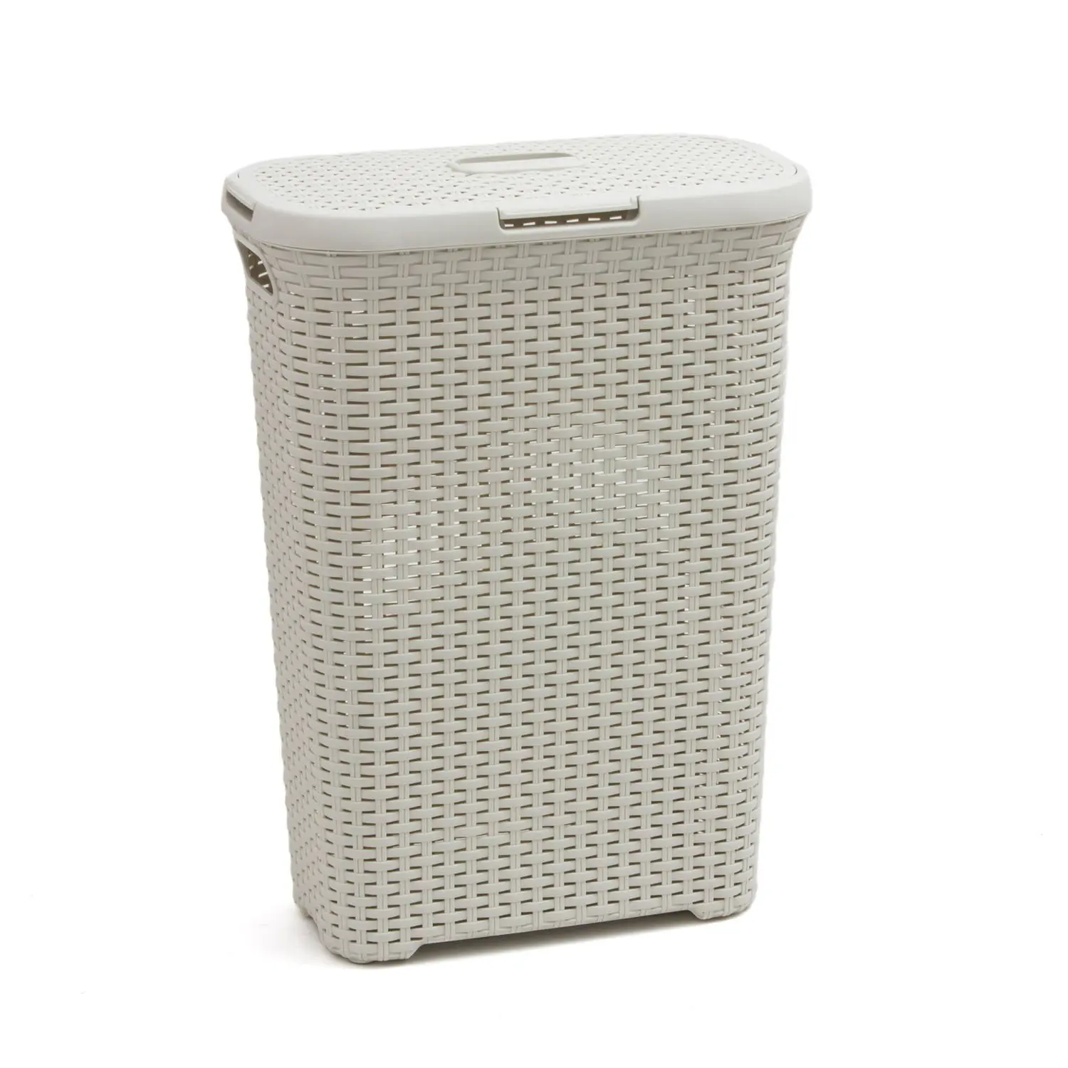 White Rattan Hamper Find Deals On Line At Get Quotations Curver Rattan Laundry Hamper Vintage White 40l