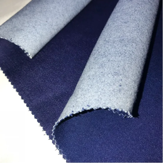 Brushed Polyester Spandex Fabric Indigo Denim 10oz Denim Fabric Jeans ...