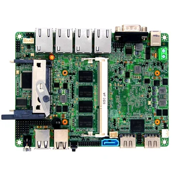 3.5 Inch Router Motherboard,4 Ethernet Ports Motherboard With Baytrail