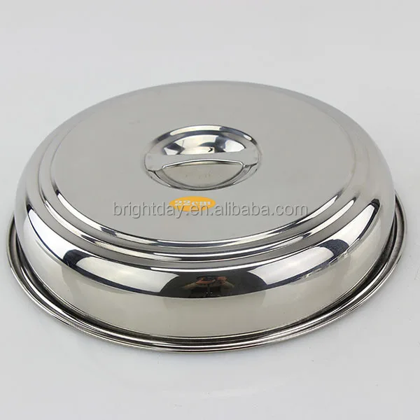 Steak dish cover steak plate  cover steak round plate steakcover  round dish cover (5)