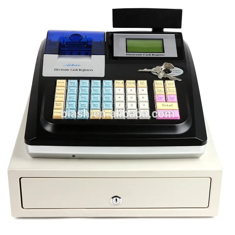 Ecr Cash Register Machine For Sale/supermarket Cash Register Machine