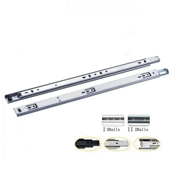 27mm Heavy Duty Drawer Slide Bottom Mount Plastic Drawer Runners