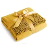 Wholesale Hot Sale Sofa Silk Throw,Silk Bed Throws