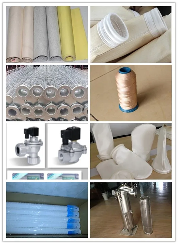 nonwoven filter fabric for dust collection bag
