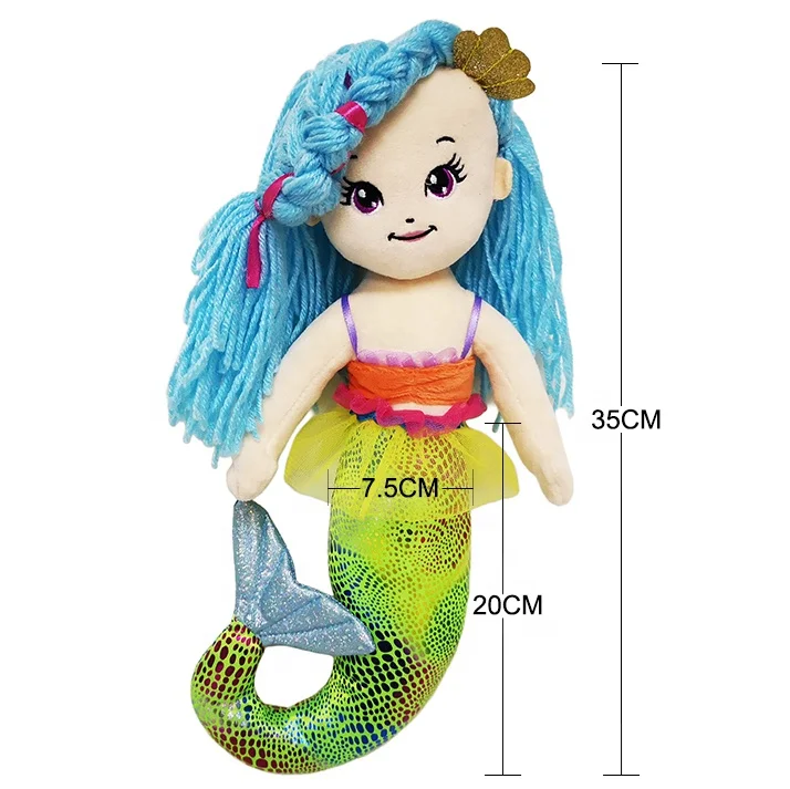 mermaid soft toy doll