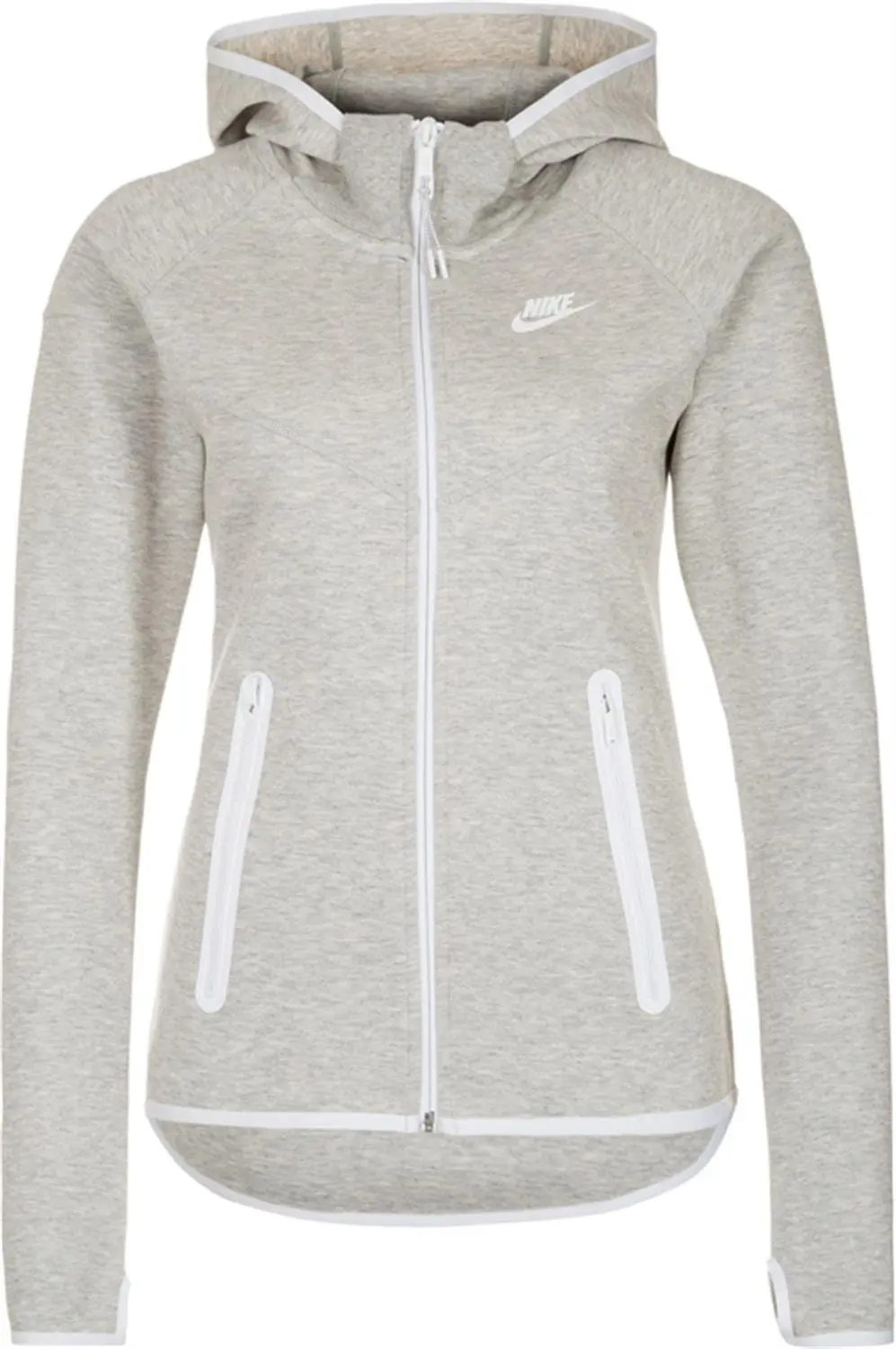 Nike Women's Tech Fleece FZ Hoody Grey 657859-050